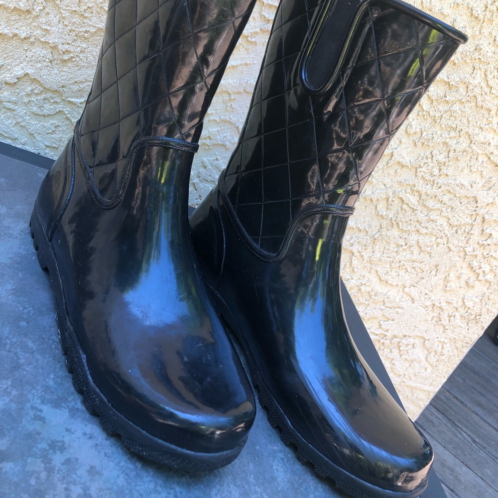 Women’s Sz 12 Sperry Topsider Quilted Rainboots